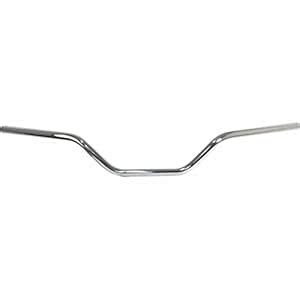 Emgo Flat Track Low 7/8in. Handlebar - Chrome, Handle Bar Size: 7/8in ...