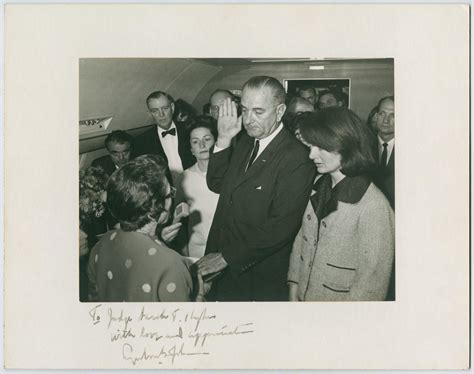 [Lyndon B. Johnson taking oath of office from Sarah T. Hughes] - UNT ...