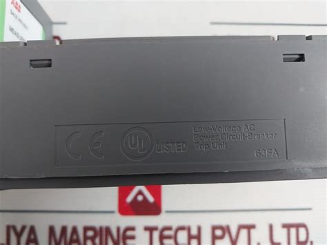 Abb Sace Pr123/P-lsi Power Circuit-breaker Trip Unit – Aeliya Marine Tech