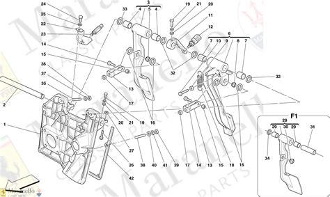 139 - Evaporator Unit parts diagram for Ferrari F430 | Maranello ...