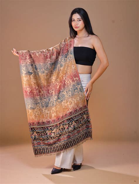 Women's Jamawar Wool Stole – SWI Stylish