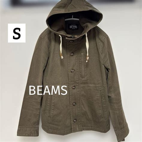 【BEAMS】ビームス ミリタリー マウンテンパーカーボタン S カーキ - メルカリ