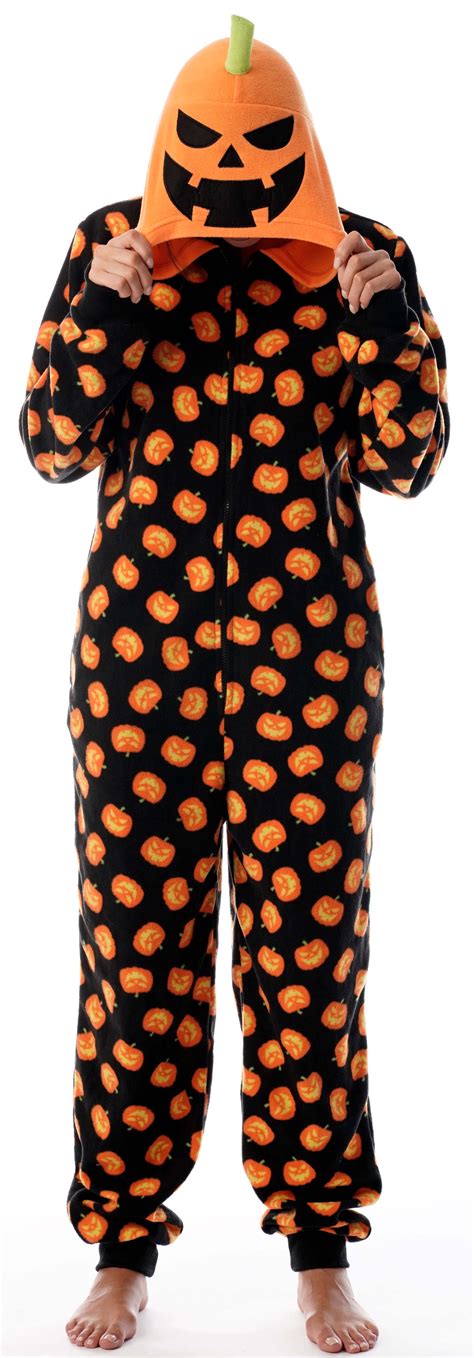 Just Love Men's Adult Onesie Mens Pajamas (Pumpkin Mens, Large ...