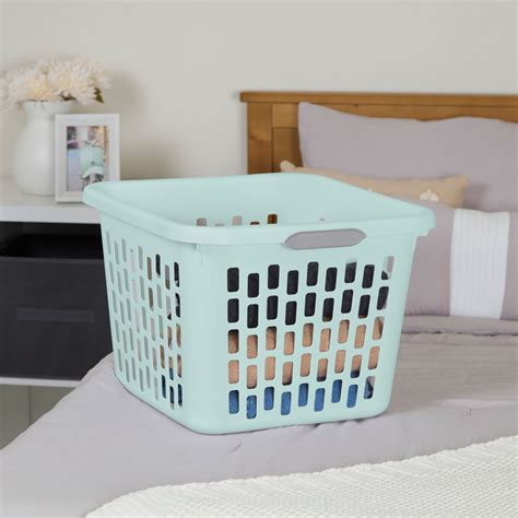 Sterilite Laundry Basket, 1.5 Bushel Plastic Hamper with Handles, 6 ...