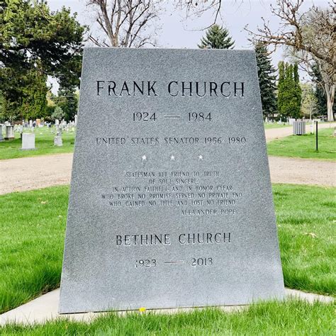 [OC] United States Senator Frank Church, Morris Hill Cemetery, Boise ...
