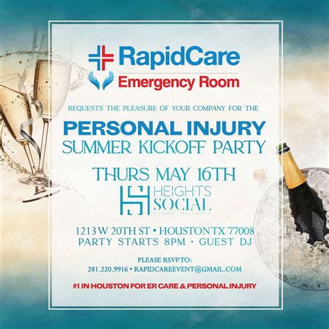 Personal Injury Summer Kick Off Party, Heights Social Houston, 16 May ...