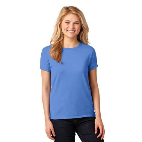 Gildan 5000L Ladies Heavy 100% Cotton T-Shirt - Carolina Blue | Full Source