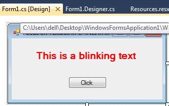 Image result for Write a Vb.net Program for Blinking An