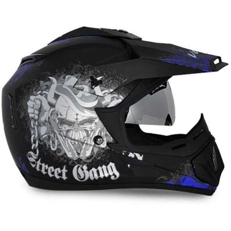Vega Off Road DV Gangster Full Face Helmet (Medium) Price in India ...