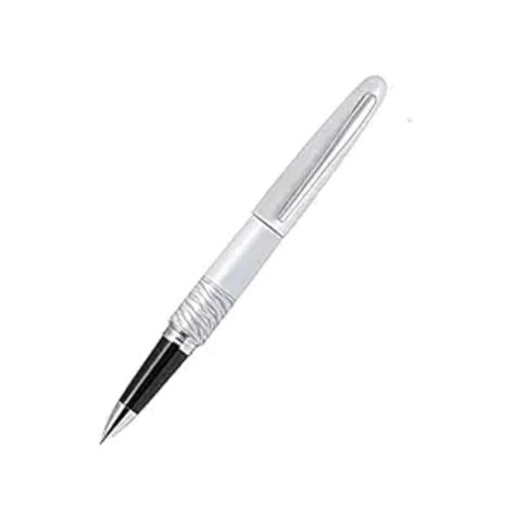 Pilot MR 2 White Tiger White With Silver Clip 0.7mm Fine Tip Cap Type ...