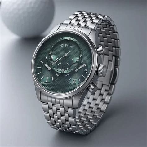 Titan Micromotors Green Dial Watch for Men 90179sm01 – KRISHNA WATCH ...