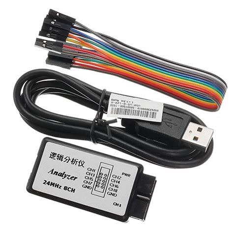 USB Logic Analyzer 24MHz 8 Channel Microcontroller ARM FPGA Debugger ...