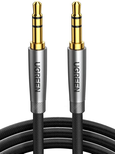 UGREEN 3.5mm Audio Cable Nylon Braided Aux Cord Male to Male Stereo Hi ...
