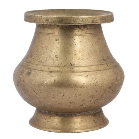 Brass South Indian Broad Rim Pot