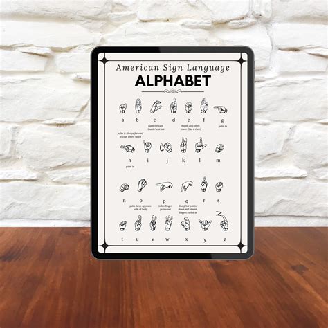 Image result for ASL Alphabet Printable