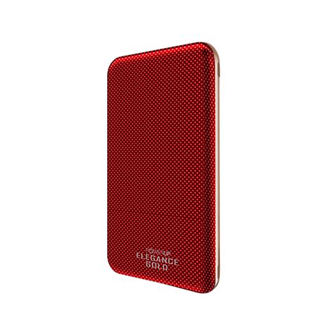 POWERUP Elegance Slim Aluminium 10000mAh Power Bank - Red