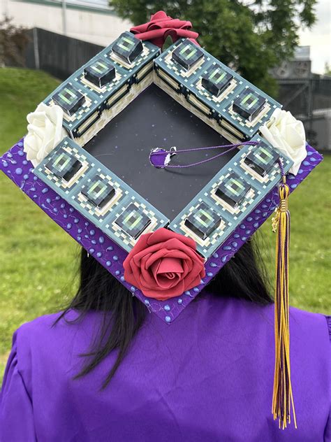 My grad cap!! : r/Minecraft