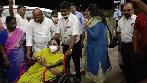 Rajathi Ammal flies to Germany for advanced treatment