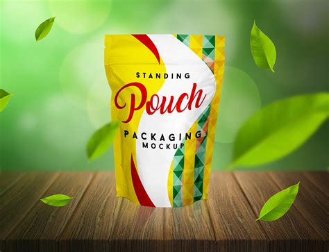 Mockup Of A Pouch : Paper Pouch Mockup PSD – EBJS