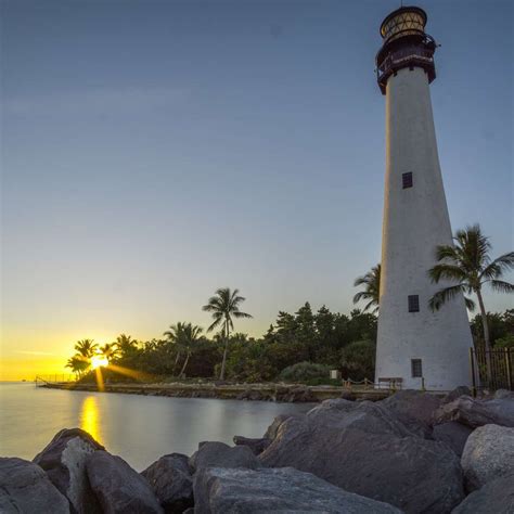 Image result for Key Biscayne Lighthouse Night