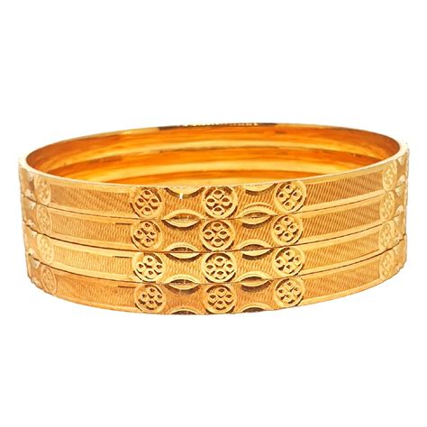 Buy quality One gram gold forming plain bangles mga - bge0336 in Amreli