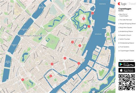 Google Map Of Copenhagen Denmark