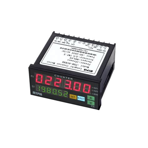Buy Generic Digital Counter Mini Length Batch Meter 1 Preset Relay ...