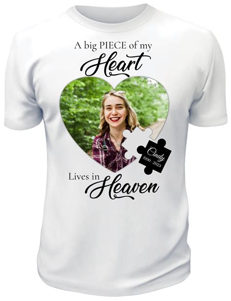 Personalized Memorial T Shirts - Memorial Service T Shirts