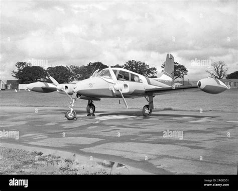 Cessna 310 owned by French gas turbine manufacturer Turbomeca, at Oxford-Kidlington Airport., at ...
