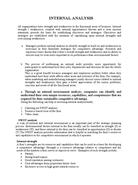 Image result for Interal Analysis Example