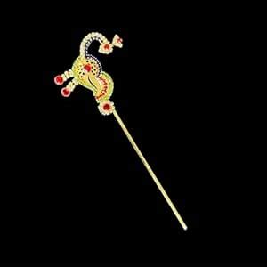 Salvus APP SOLUTIONS Handcrafted Metal Peacock Work Bansuri – Flute for ...