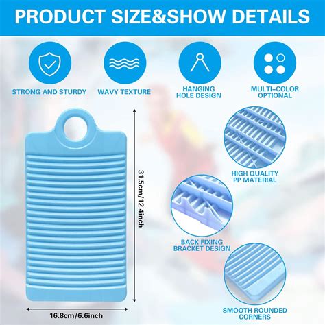 Buy MAOYE Plastic Mini Washboard Washing Board for Kids Shirts Clean ...