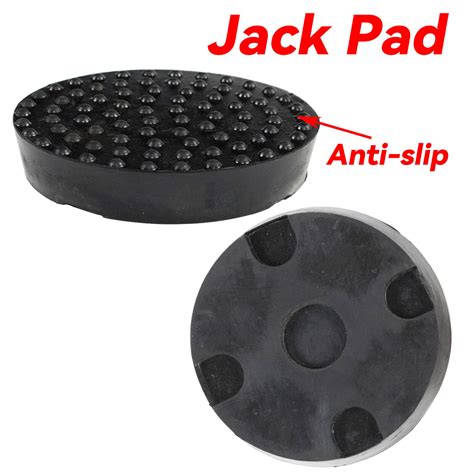 Floor Jack Saddle Rubber Pad Point Fit 4 Tons Jacks Adapter Lifting ...