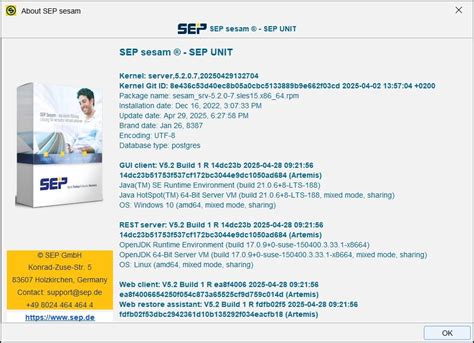 5 0 0:Updating SEP sesam - SEPsesam
