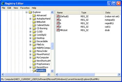 Regedit Run Command 的图像结果