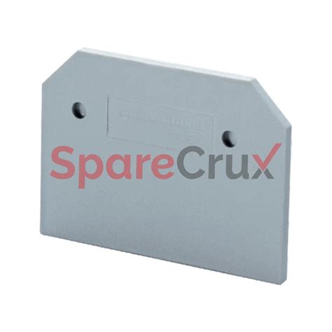EPCDLG2.5 | CONNECTWELL | End Plate in Grey Colour – SpareCrux