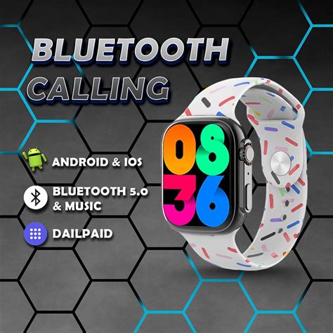Melbon T30 Ultra Bluetooth Calling Smartwatch Big 2.01” Infinity Displ ...