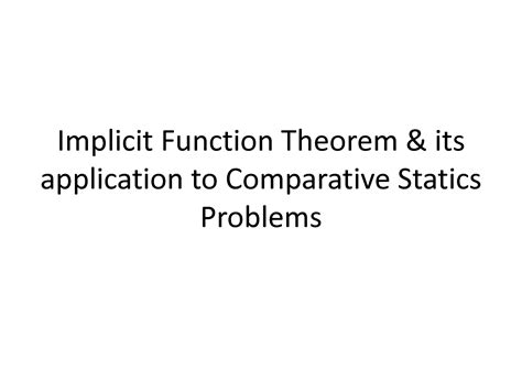Image result for Implicit Function Theorem