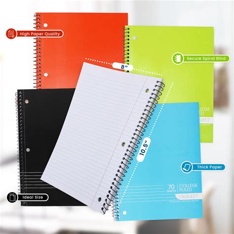 One Subject Notebooks In Bulk