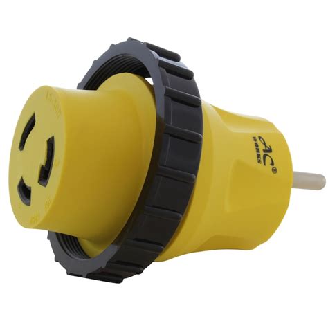 AC WORKS NEMA TT-30P to NEMA L5-30R 30 -Amp 3-wire grounding Single to ...