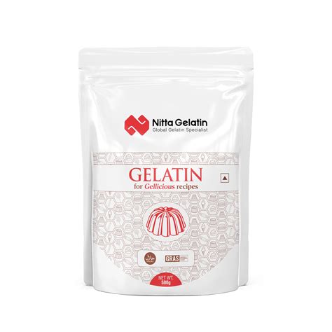 Nitta Gelatin – 200 bloom, premium Gold gelatin (500 gm) – Nitta ...