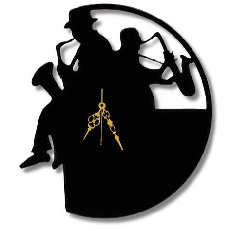 🎷 Jazz Duo Wall Clock – GOODLUCK CLOCKS