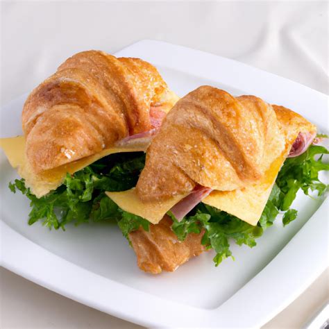 Ham and Cheese Croissant Sandwiches – Recipe Wise