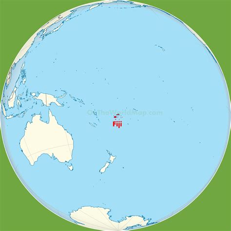 Fiji location on the Polynesia and Melanesia map - Ontheworldmap.com