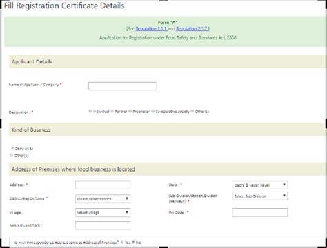 How to apply for Basic FSSAI Registration online?