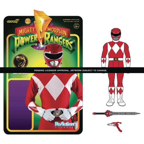 Buy 9 Power Rangers Mighty Morphin Red Ranger Action Figure Online in ...
