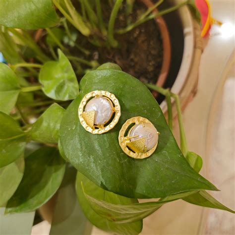Modern Pearl Drop Earrings – DIYA ASWANI