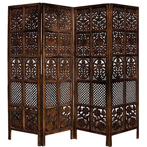 Buy SHN® Wooden Partition Leave Design/Room Divider / Wooden Partition ...