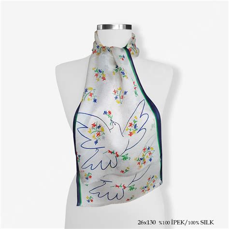 'Dove 130' İpek Fular