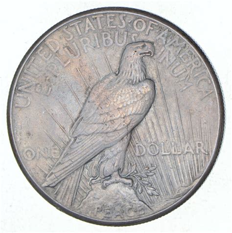 1928 Peace Silver Dollar - Key Date - Circulated | Property Room